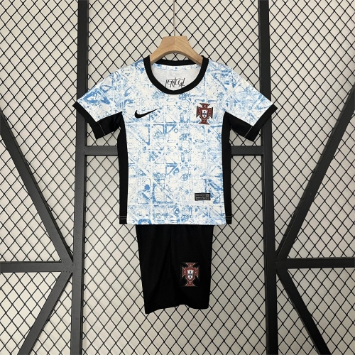 Portugal 2024 Euro Away Kids Suit