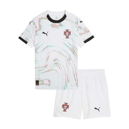 Portugal Away Kids Soccer Jerseys Kit 2025