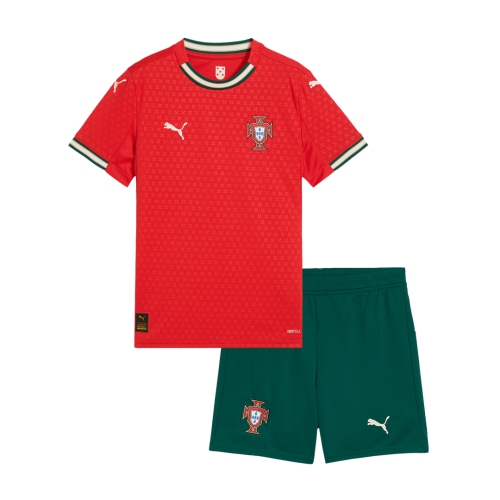Portugal Home Kids Soccer Jerseys Kit 2025