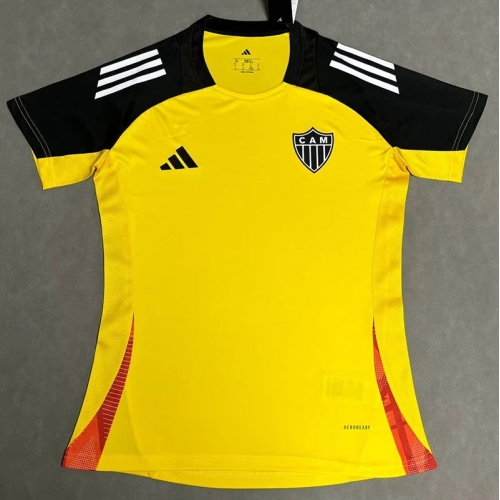 2025 Mineiro Yellow Women Training shirts（女）