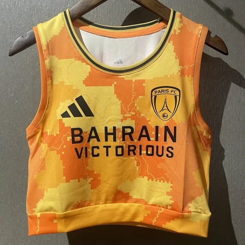 25/26 Paris FC Yellow Women Yoga Vest