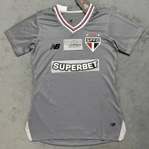 25/26 Sao Paulo Grey Women Training shirts#女