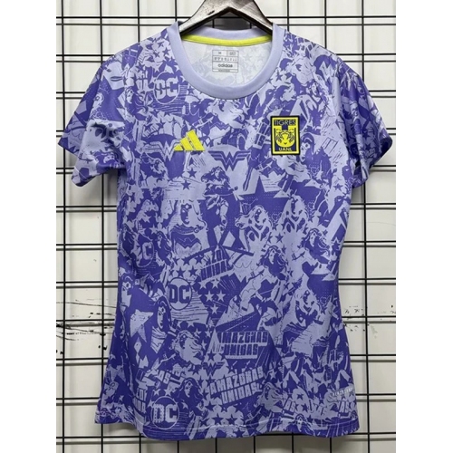 25/26 Tigres Purple Women Training shirts#女