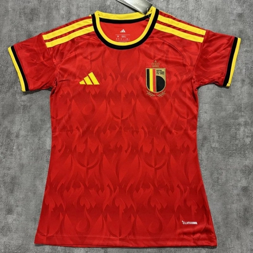 26/27 Belgium Home Women Soccer Jersey#女
