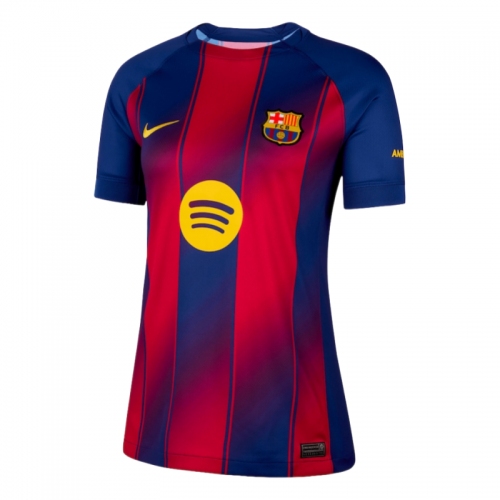 Barcelona Home soccer jersey Women 2025-26-Fan Version
