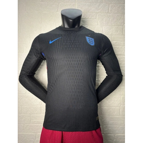 England Women's Team Euro 2025 Away Long Sleeve Player Version Man Jersey