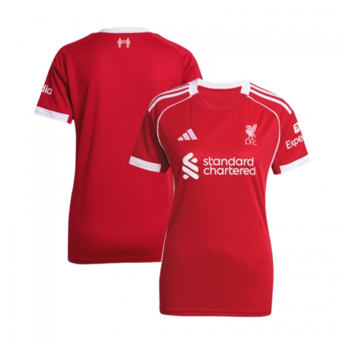 Liverpool home football jersey 25-26 Fan version-Women