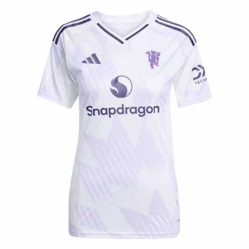 Manchester United Away soccer Jersey Women 2025-26-Fan Version