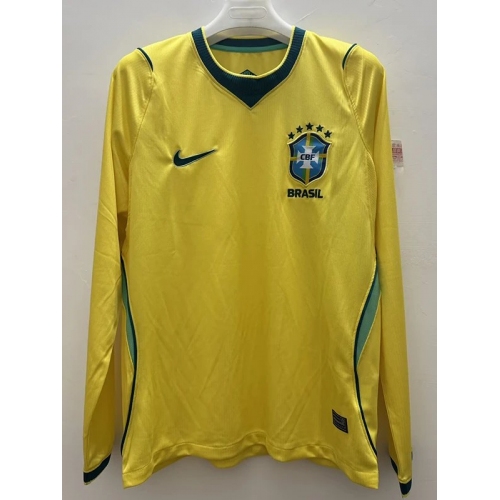 26/27 Brazil Home Long Sleeve Soccer Jersey