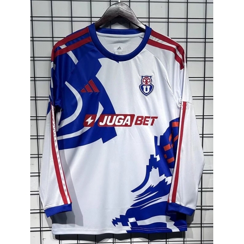 26/27 Universidad De Chile Away Long Sleeve Fans Soccer Jersey