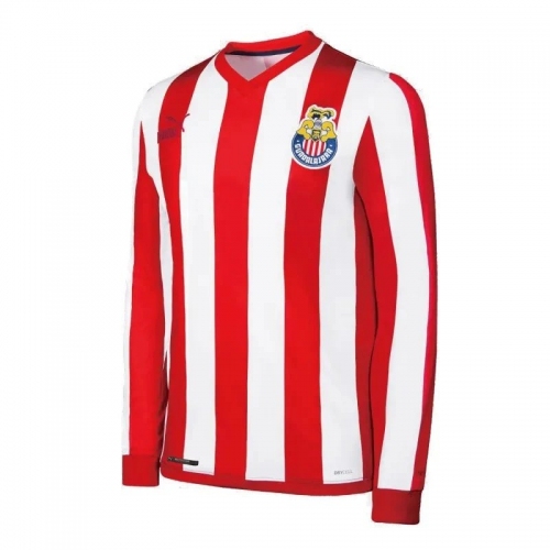 Chivas Guadalajara Soccer Jersey Home Long Sleeve Retro