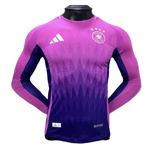 2024 Germany Euro Cup Away Soccer Jersey Long Sleeve Player Version