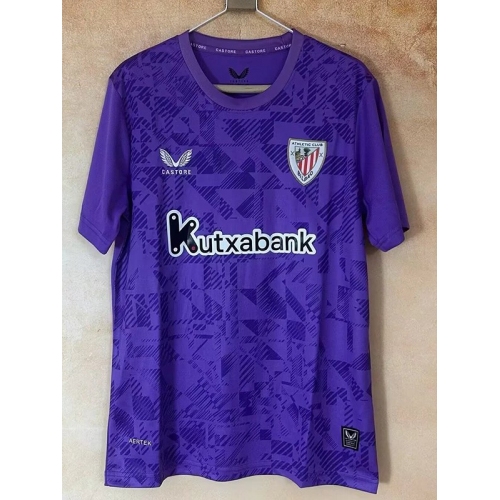 25/26 Bilbao Goalkeeper Purple Fans Soccer Jersey
