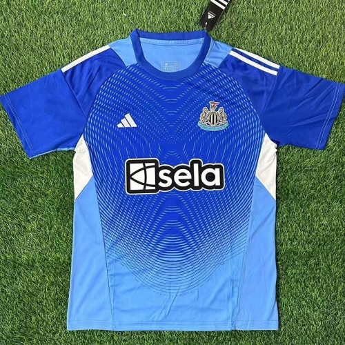 25/26 Newcastle Goalkeeper Blue Fans Soccer Jersey