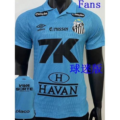 25/26 Santos FC Third Fans Soccer Jersey(Print All Sponsor)(全广告)球迷版