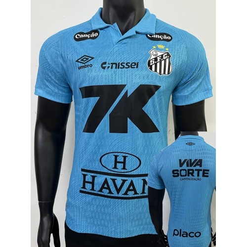 25/26 Santos FC Third Player Version Soccer Jersey(Print All Sponsor)(新全广告)