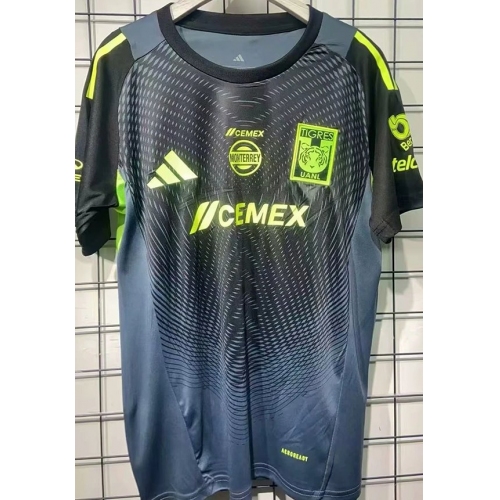 25/26 Tigres Goalkeeper Grey Fans Soccer Jersey
