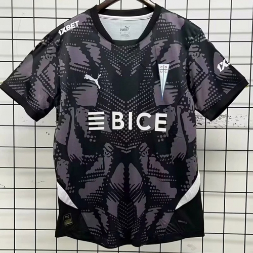 25/26 Universidad Catolica Black Goalkeeper Fans Soccer Jersey