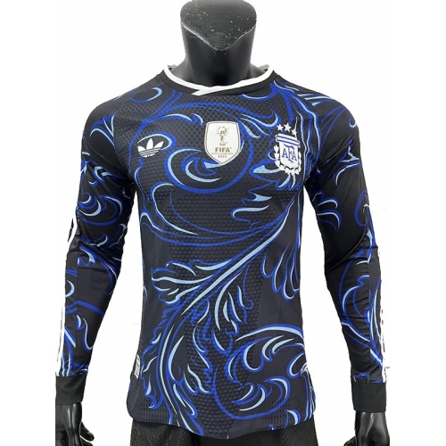 26/27 Argentina Away Long Sleeve Player Version Soccer Jersey