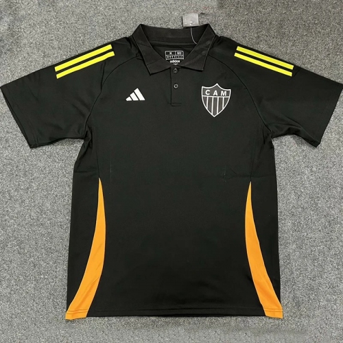 2025 Mineiro Black Polo shirts