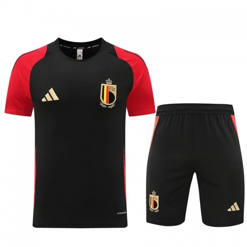 24/25 Belgium Black Training Short Suit