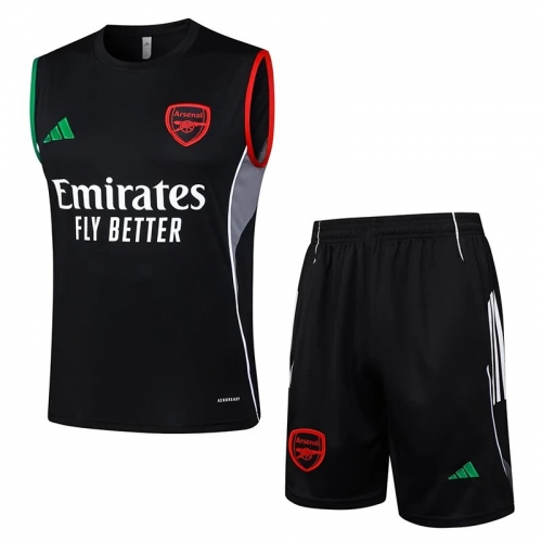 25/26 ARS Black Tank top and shorts suit#D2552