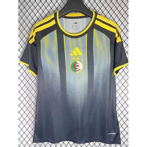 25/26 Algeria Grey Black Fans Training Shirts