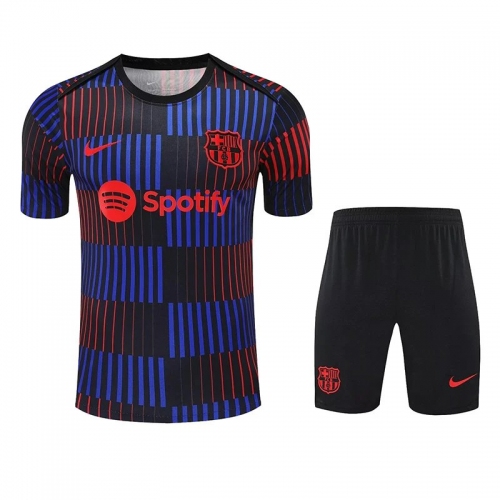 25/26 BAR Orange & Blue Training Short Suit