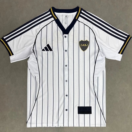 25/26 Boca Juniors White Casusl Edition Baseball jersey