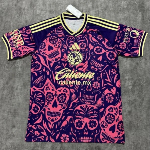 25/26 Club America Halloween Purple Fans Soccer Jersey