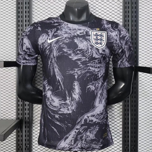 25/26 England Black Player Version Training Shirts