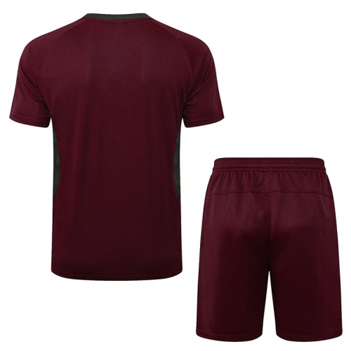 25/26 Fluminense Maroon Training Short Suit#D25179