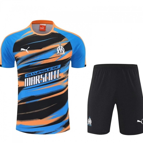 25/26 Marseille Orange #Blue Training Short Suit