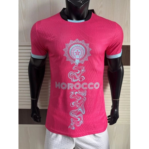 25/26 Morocco Pink Player Version Soccer Jersey