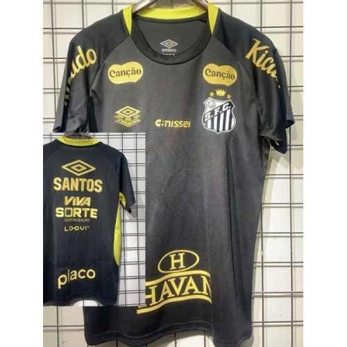 25/26 Santos Black Training shirts