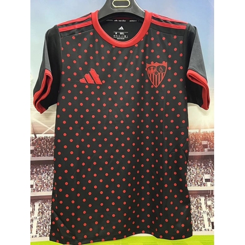 25/26 Sevilla Black Training Shirts