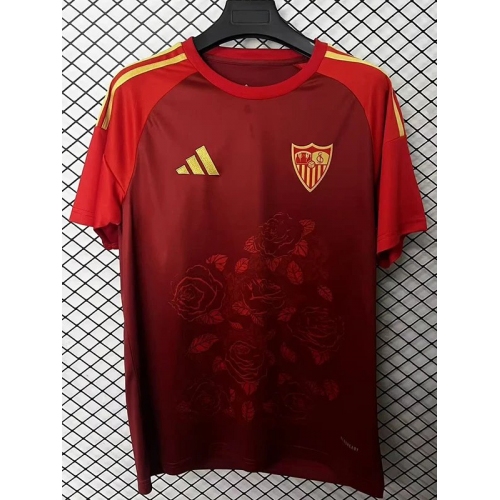 25/26 Sevilla Special Edition Red Fans Soccer Jersey