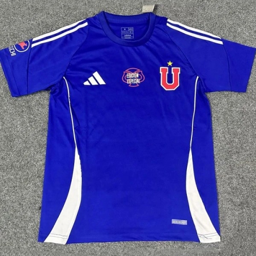25/26 Universidad De Chile Blue Training Shirts