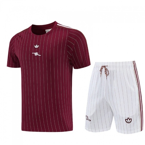 26/27 ARS maroon Training Shorts Suit