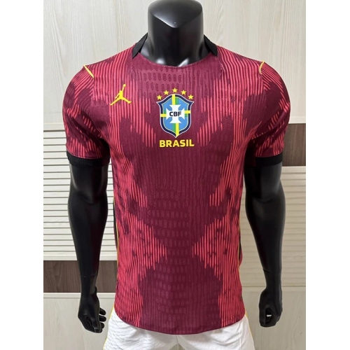 26/27 Brazi Special Edition Red Player Version Soccer Jersey