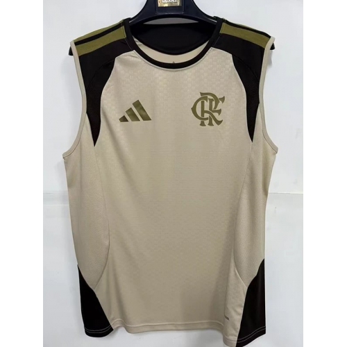 26/27 Flamengo Beige Vest Training shirts背心