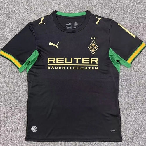 26/27 Monchengladbach Away Fans Soccer Jersey(左袖广告）