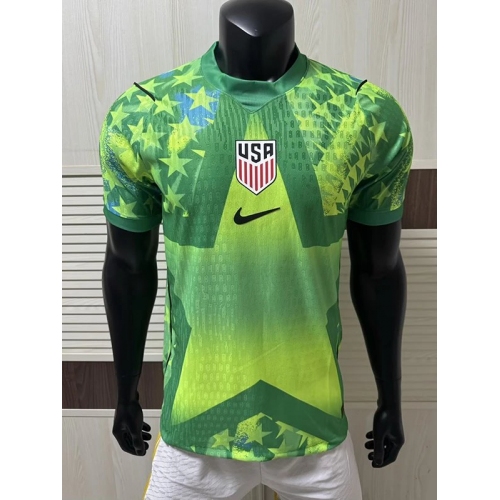 26/27 USA Gatekeeper Green Player Version Soccer Jersey