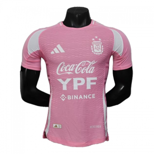 Argentina 2025-26 Pre match Training Soccer Jersey-Player Edition