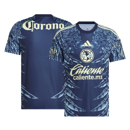 Club America Away Soccer Jersey 2025-26 Navy-Fan version