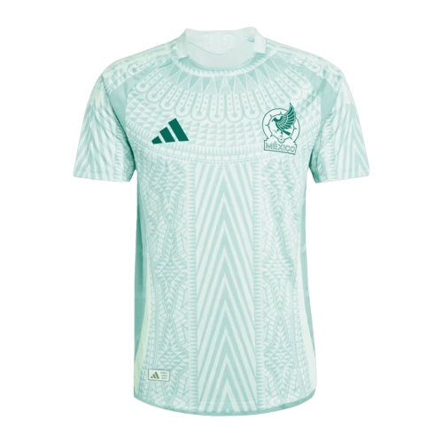 E.&Aacute;LVAREZ #4 Authentic Soccer Jersey Mexico Away Shirt 2024