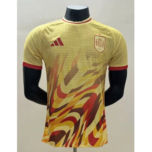 Spain Yellow Special Edition Player Version Man Jersey 2024