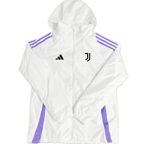 2024/2025 Juventus Windbreaker Jersey Purple Label White