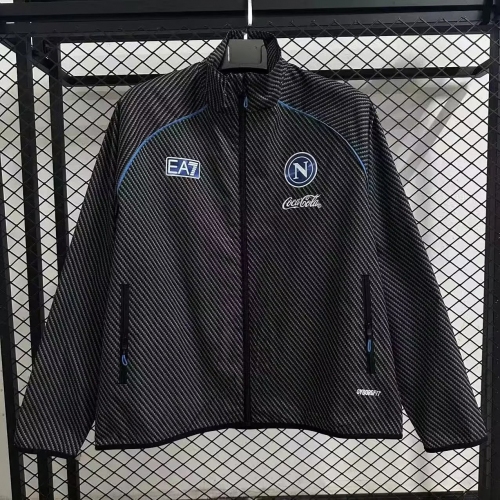 2025/2026 Napoli Windbreaker Black Football Jersey