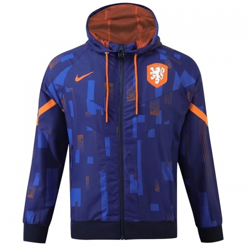 24/25 Netherlands Blue Windbreaker